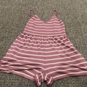 striped romper